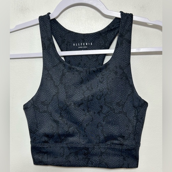 All Fenix Python Print Racerback Sports Bra - Picture 4 of 9